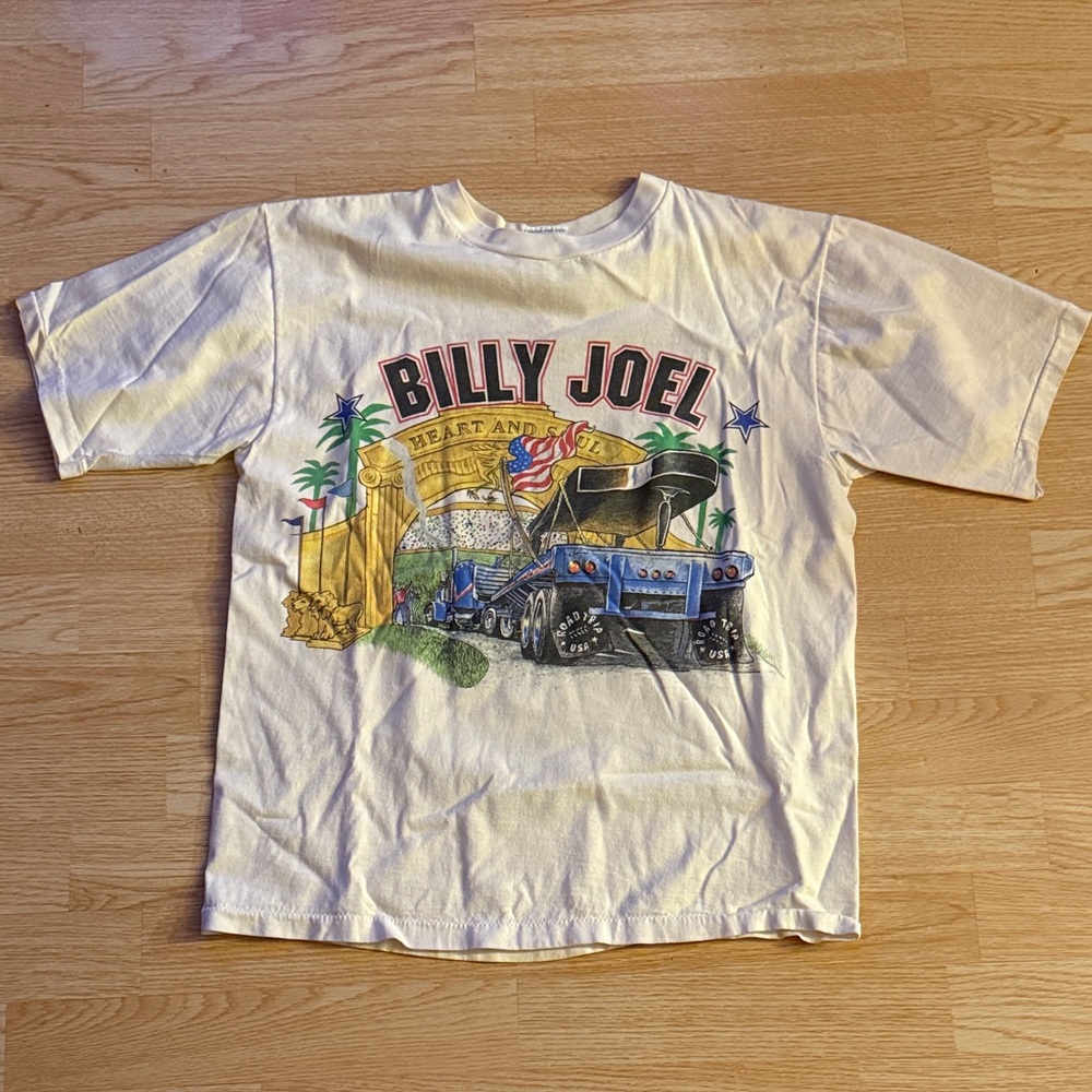 Billy Joel Kids Graphic T-Shirt -vintage 94
